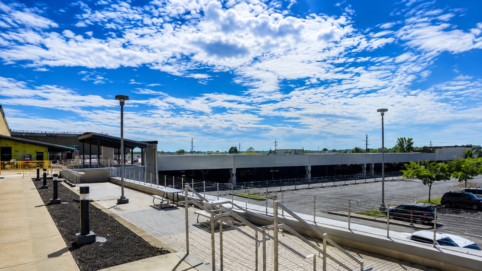 Athletic facility and lighting project view